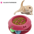 Cats Interactive Stimulating Ball Track Toy Feeder Bowl